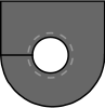 UT | Split U-Shaped Cable Grommet- for Cables with Connectors, Tool-Less Assembly / up to IP54 - 56105 - icotek Corp