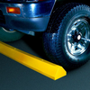 6ft Standard Recycled Plastic Parking Stop with Lag Bolt Hardware - CS6S-L - CS6S-LY / CS6S-LB / CS6S-LY - Checkers
