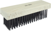 Block Type Scratch Brush, .014 Carbon Steel Fill, Flat Face -- 44067 - Image