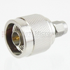 SMA Male (Plug) to N Male (Plug) Adapter, Passivated Stainless Steel Body, 1.2 VSWR - SM4207 - Fairview Microwave Inc.
