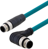Sensor Cord, 4P M12 Plug-R/a Plug, 3M; Connector Type A L-Com - 74AC7799 - Newark, An Avnet Company