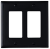 Standard Wall Plate - TP262-BK - Hubbell Wiring Device-Kellems
