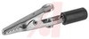 Alligator Clip; Cadmium Plated Steel; Black; 2.28 in. - 70020792 - Allied Electronics, Inc.