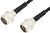 N Male to N Male With Times Connectors Cable 48 Inch Length Using LMR-240 Coax - PE3C0101-48 - Pasternack