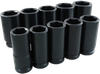 10 Pieces 6 Point Deep SAE Impact Socket Set - 45260 - Gray Tools Canada Inc.
