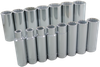 15 Pieces 12 Point Deep SAE Socket Set - 35315 - Gray Tools Canada Inc.