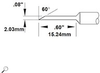 Metcal Smartheat Cartridge SMTC-8169 - Hoof Tip - 0.08 in Tip Width - METCAL SMTC-8169 - R. S. Hughes Company, Inc.