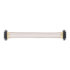 4 Pos. Female SIL RG178 Cable Assembly, 150mm, double-end, Jackscrews -- M80-FC105-04-0150-05AF1 - Image