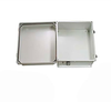 14x12x07 Fiberglass Reinf Polyester FRP Weatherproof Outdoor IP66 NEMA 4 Enclosure, Modified Base Gray -- TEF141207-02 - Image