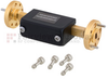 WR-15 Waveguide Attenuator Fixed 22 dB Operating from 50 GHz to 75 GHz, UG-385/U Round Cover Flange - FMWAT1002-22 - Fairview Microwave Inc.