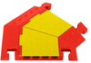 45 Degree Right Turn for CP4X125-Y/O, 4-Channel Linebacker® Cable Protector - CPT4X125-R-Y/O - CPT4X125-R-Y/O - Checkers