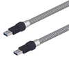 Usb Cable, 3.0 A Plug, 0.3M, Metallic; Connector A L-Com - 46AC8498 - Newark, An Avnet Company