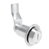 VISE ACTION® Compression Latch, Large Size, Slotted Recess, Aluminum Alloy, Powder Coated, Clear, 40 mm  Grip - E3-129-1006 - Southco