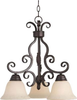 Mid. Chandeliers-Glass Down - 15973 - Light Center (The)