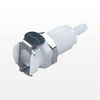 PMC Series Coupling Body, Shutoff Acetal Panel Mount Hose Barb - PMCD1602 - Qosina Corp.