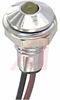 Indicator,Pnl-Mnt;LED;Yellow;30mcd;0.244In.;T-1;60deg;Black Rubber;2.1V;150mA - 70127676 - Allied Electronics, Inc.