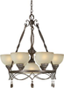 2496-07-27 Mid. Chandeliers-Glass Up - 413456 - Capital Lighting, Inc.