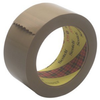 3M Scotchpro 3750 Tan Standard Box Sealing Tape - 48 mm Width x 50 m Length - 3.1 mil Thick - 72441 - 021200-72441 - R. S. Hughes Company, Inc.