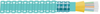 Custom Aqua OM3 MM Fiber Bulk Cable INDR Dist PE 12Strand -- FOBC35-INAM3-AQ-12F