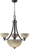 621-3-95 Mid. Chandeliers-Glass Up - 741292 - Capital Lighting, Inc.