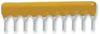 Res N/w, Bussed, 3K9, 0.2W, Sip; Resistance Bourns - 67AC8752 - Newark, An Avnet Company