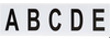 97 Series Combination Packs - Letter Assortment - 97712 - Brady Corporation