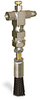 (Formerly A2261-2X00), Valve Brush, 5/8” Round Nylon, 1/8” Female NPT Inlet - A2261-NR2BHW - Oil-Rite Corp.
