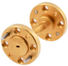 WR-6 90 Degree Waveguide Right-hand Twist Using a UG-387/U-Mod Flange and a 110 GHz to 170 GHz Frequency Range -- FMW6TW0002 - Image