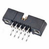 5+5 Pos. Male DIL Horizontal SMT Conn. Jackscrews - M80-5321042 - Harwin Plc
