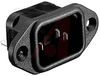 PC Mount IEC inlet, flange, Rear mount - 70099133 - Allied Electronics, Inc.