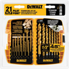 21 Pc Pilot Point&reg; Titanium Drill Bit Set -- DW1361 - Image