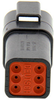 Rectangular Connectors, Heavy Duty - DT Series - DT04-6P-E004 - LADD Distribution