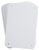 Brady B-401 Polystyrene Rectangle White Sign Blank - 6.25 in Width x 4.25 in Height - 13620 - 754476-13620 - R. S. Hughes Company, Inc.