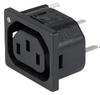 Iec Power Connector, C13A Socket, 15A; Iec Connector Type Schurter - 48AC2078 - Newark, An Avnet Company