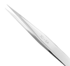 Excelta Three Star Utility Tweezers 3C-SA - Stainless Steel Straight Very Fine Point Tip - 0.01 in Tip Width - 4 1/4 in Length - 0.01 in Thick - EXCELTA 3C-SA - R. S. Hughes Company, Inc.