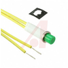 Indicator,Pnl-Mnt;Indicator, Incandescent;Green;12VDC;Leadwires;Panel - 70129985 - Allied Electronics, Inc.