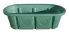 150 Gallon Green Poly Oval Stock Tank - A-ARM-10117 - Plastic-Mart