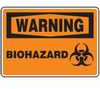 MBHZ300VP - Safety Sign, Warning - Biohazard, 10