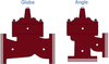 Dual Chamber - Reduced Port with Mechanical Check -- M6518 / M61518