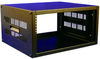 Rack Cabinet, Table Top, 14.06, Steel, Grey; Cabinet Style Hammond - 41P0433 - Newark, An Avnet Company