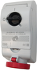 Switched Socket, 3P, 32A, 415V, Red; Current Rating Ilme - 06AC1455 - Newark, An Avnet Company