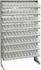 Sloped Rack, 8Shelves, 96Bins, Clear; Shelving Unit Type Quantum Storage - 42AC5673 - Newark, An Avnet Company