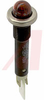 Indicator,Pnl-Mnt;Red;Neon;3/8 in.;3/8-24;250 V;38720 W;Nickel-Plated Brass - 70214095 - Allied Electronics, Inc.