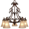 4002-D5 RSB Mid. Chandeliers-Glass Down - 402561 - Capital Lighting, Inc.