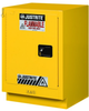Justrite 15 gal Yellow Hazardous Material Storage Cabinet - 24 in Width - 35 3/4 in Height - Floor Standing - 697841-12054 - 697841-12054 - R. S. Hughes Company, Inc.
