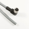 OBSOLETE - Alpha Connect EcoFlex PUR Cordset - M8 Female 90° to Cut End - 22AWG 3 Poles - GW0300100 - Slate - 0.6M (1.97ft) - ALPGW0300100-SL355 - Lapp Tannehill