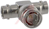 connector,rf coaxial,bnc in-series,tee adapter jack/plug/jack,75 ohm - 70000457 - Allied Electronics, Inc.