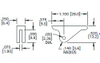 PCB Card Ejector, Straight Lever, 1.1
