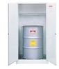 Justrite Sure-Grip EX 55 gal White Hazardous Material Storage Cabinet - 34 in Width - 65 in Height - Floor Standing - 697841-11463 - 697841-11463 - R. S. Hughes Company, Inc.