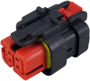Connector Housing, Plug, 12Pos, 4.5Mm; Product Range Amp Te Connectivity - 18AH0484 - Newark, An Avnet Company
